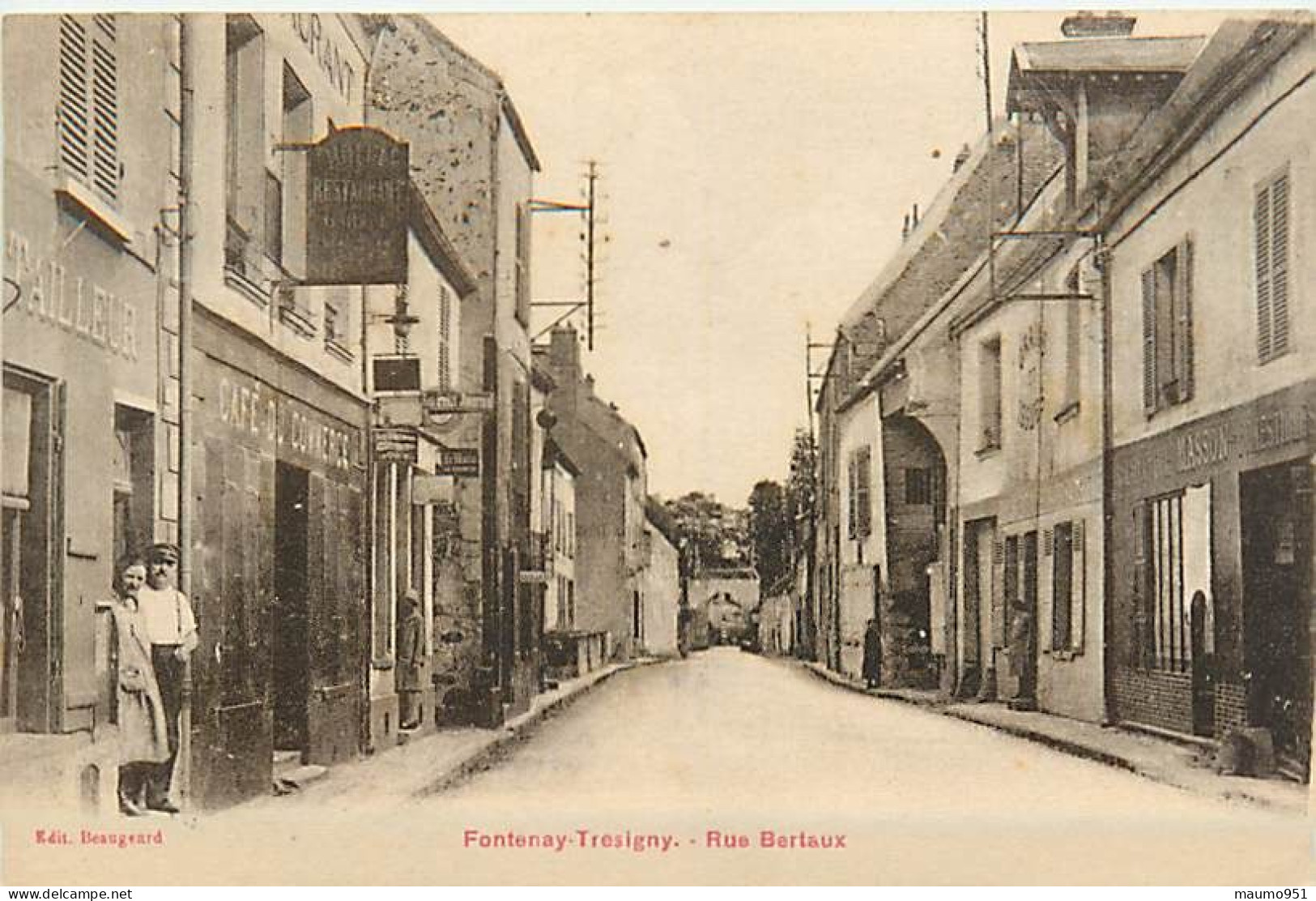 77 FONTENAY TRESIGNY - Rue Bertaux - Fontenay Tresigny