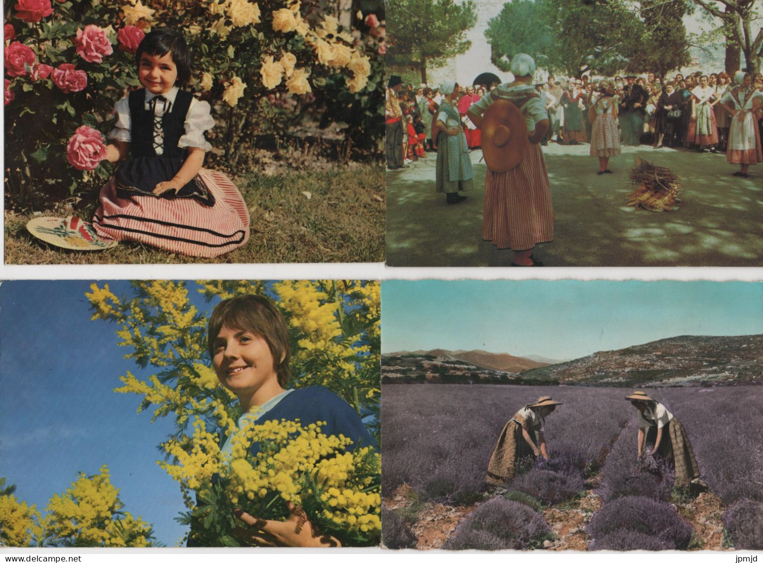 06 - Folklore De CANNES Et La COTE D'AZUR -  Lot De 7 Cartes Postales - Costumes Folkloriques - (R011) - Collections & Lots