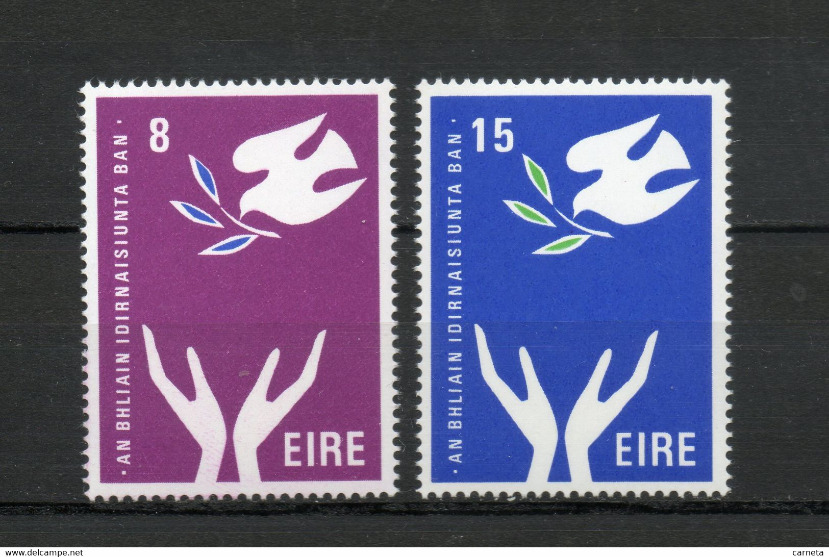 IRLANDE  N° 315 + 316   NEUFS SANS CHARNIERE COTE  2.00€    ANNEE DE LA FEMME - Neufs