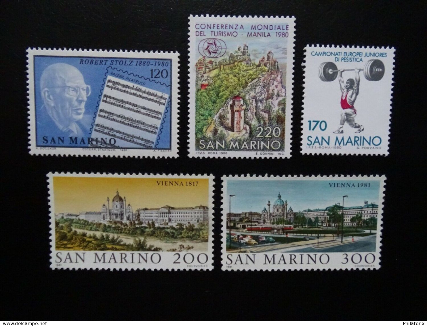 San Marino Mi 1219 + 1220 + 1221 + 1227-1228 ** - Neufs