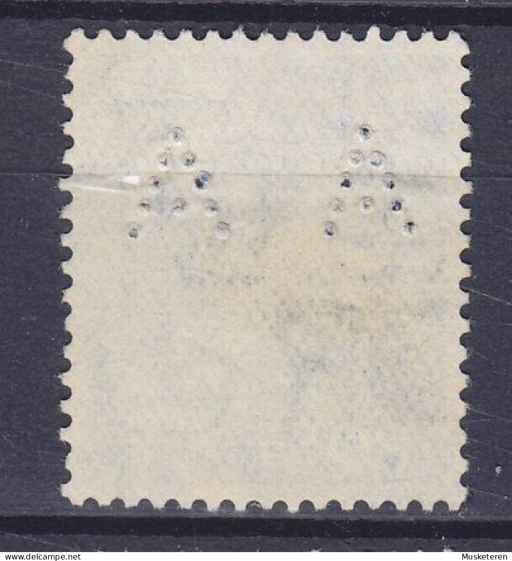 Great Britain Perfin Perforé Lochung 'A A' 1936 Mi. 196 X, Edw. VIII. (2 Scans) - Perfins
