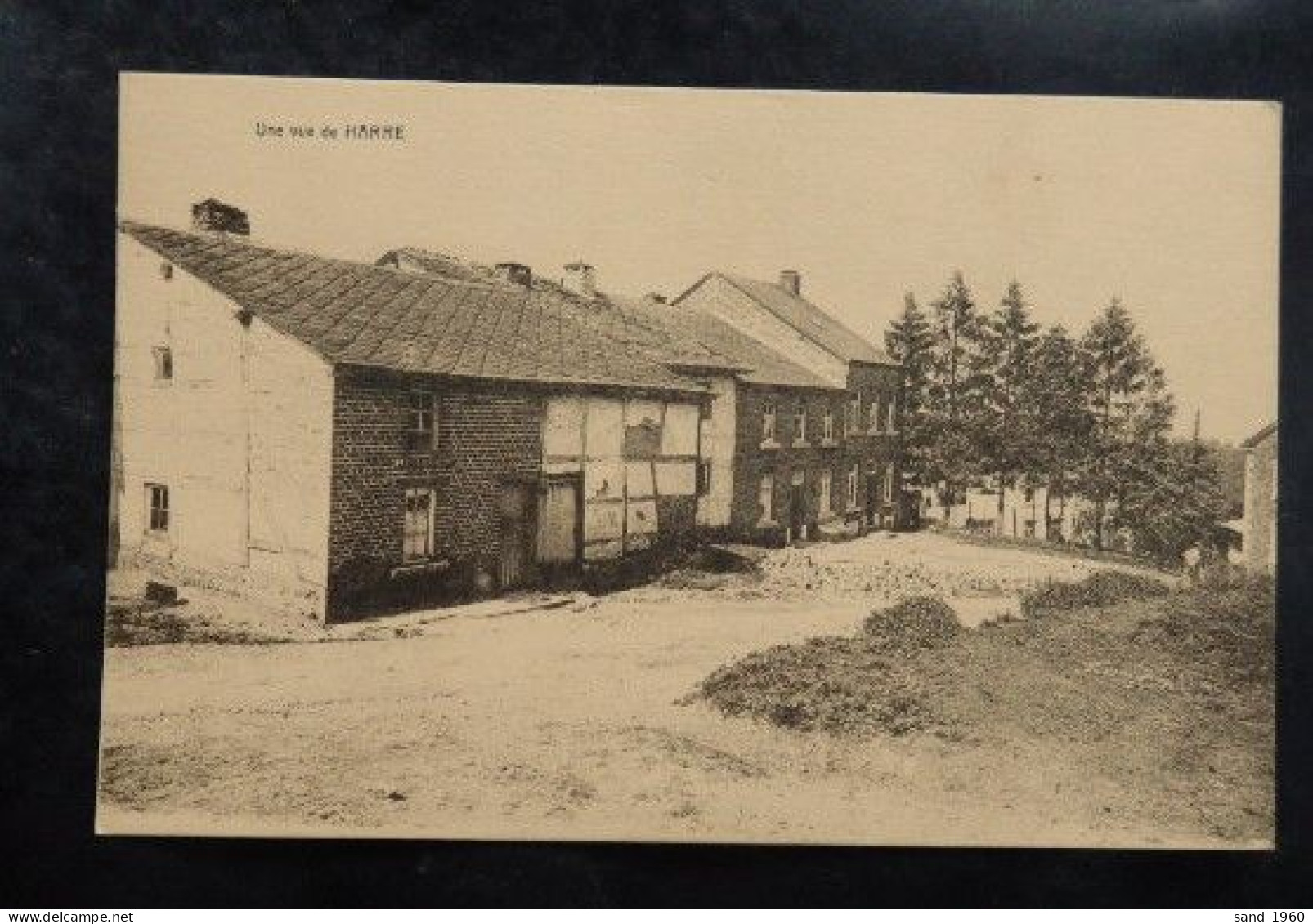 Harre - Une Vue De Harre - Ed: Bonmariage Frère, Négociants Harre- 2 Scans - Manhay