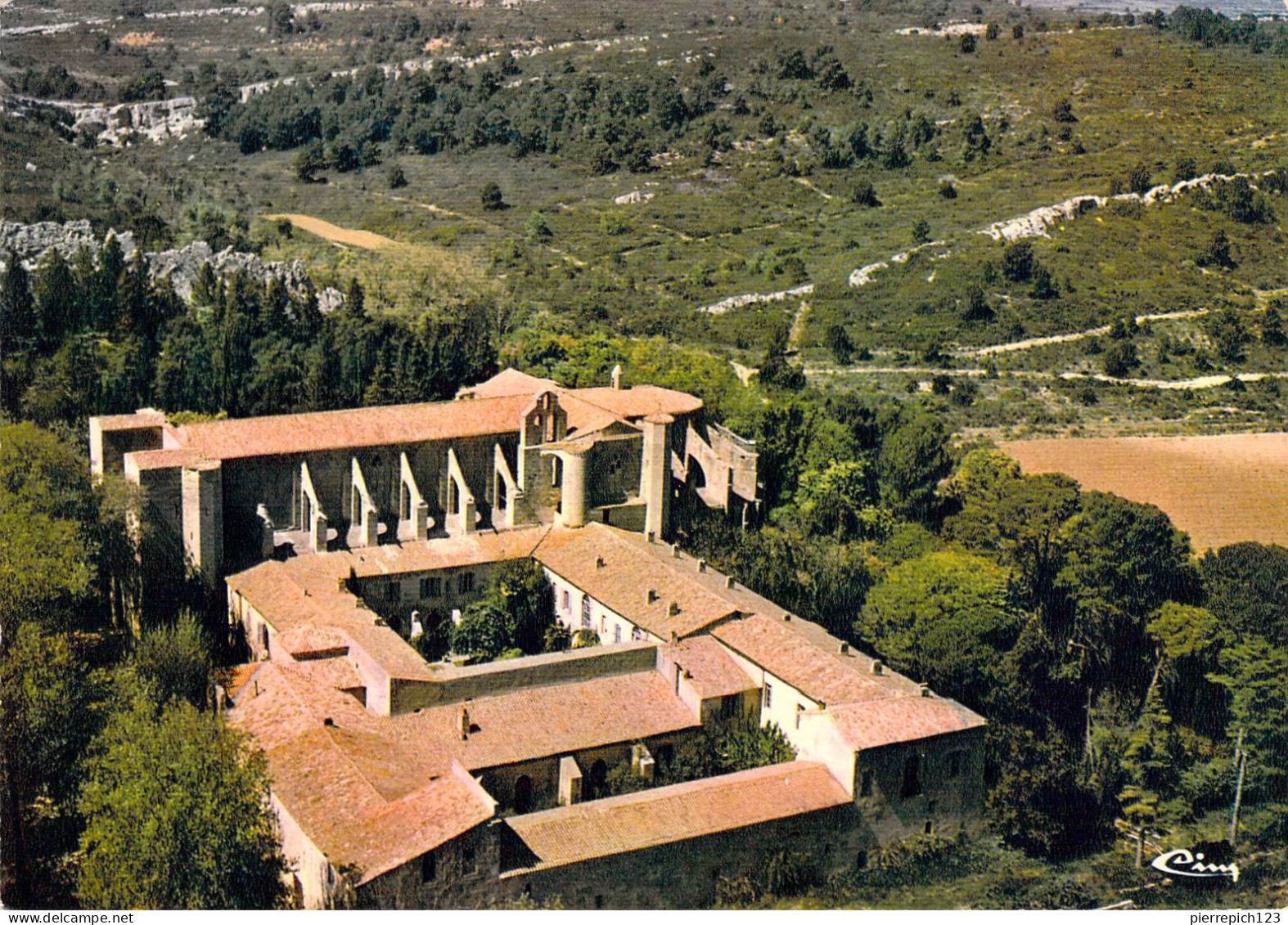 34 - Montagnac - Vue Aérienne - L'abbaye De Valmagne - Montagnac