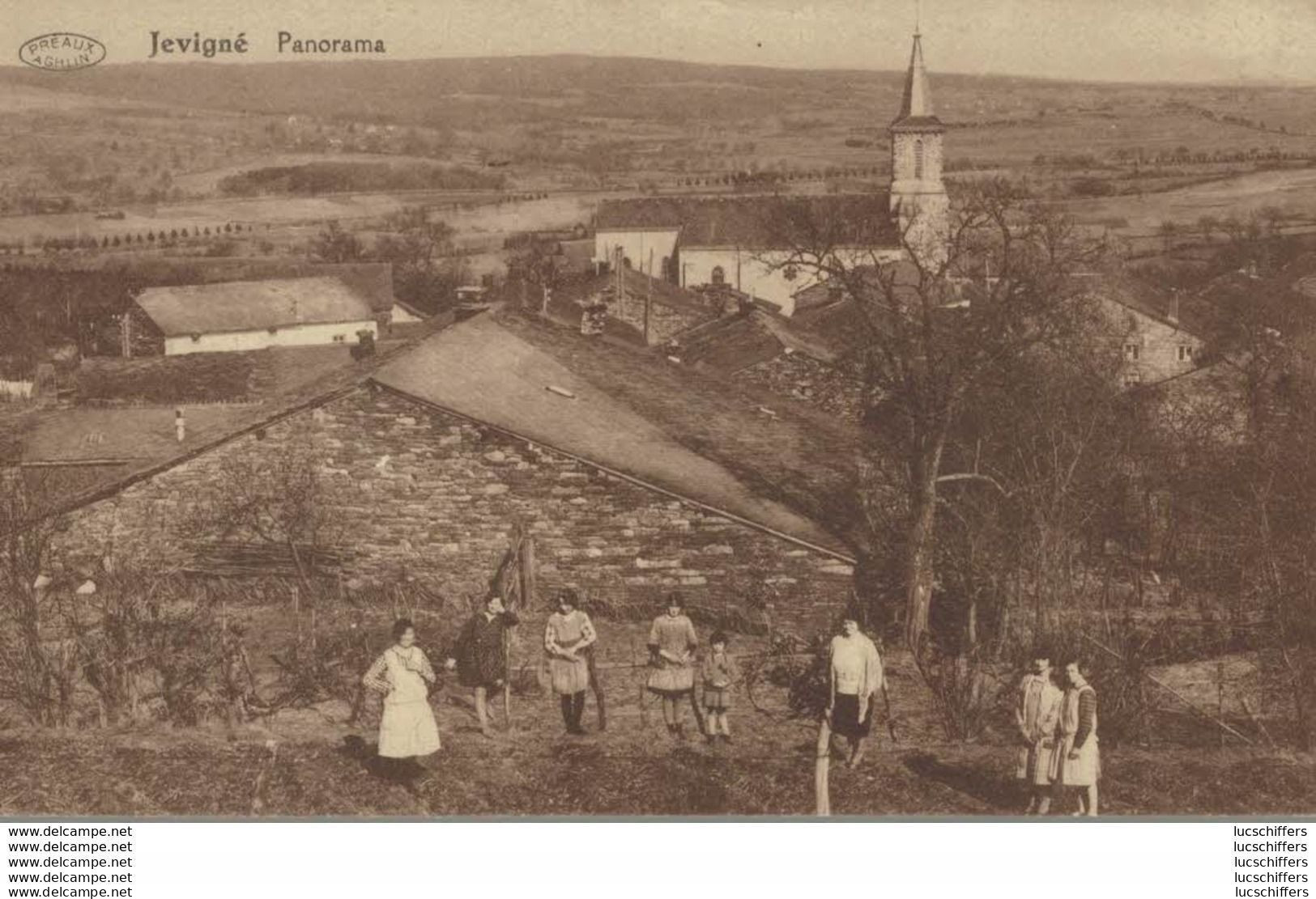 Lierneux - Jevigné - Panorama - Vue Animée - 2 Scans - Lierneux