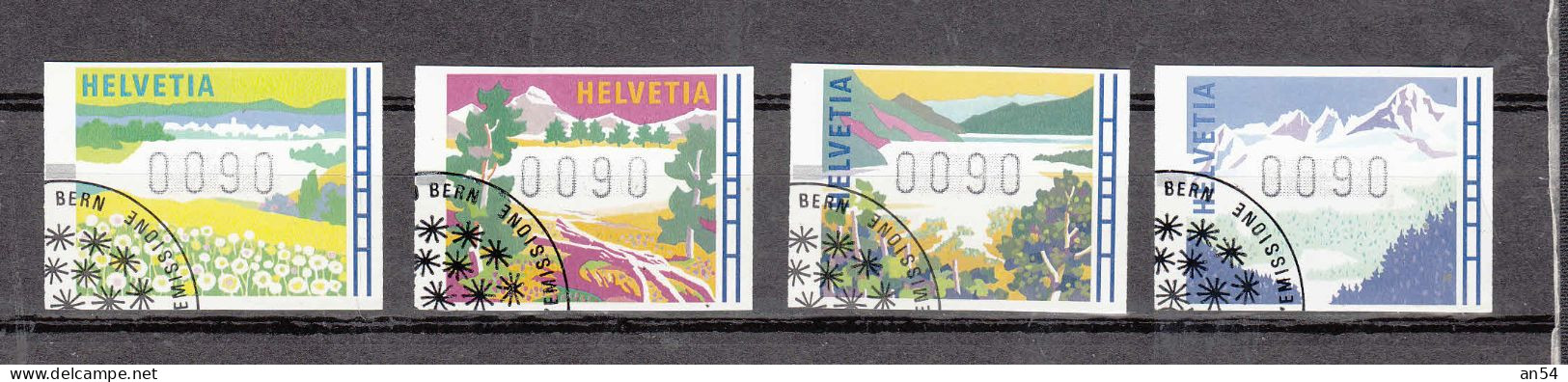 1996      N° 11 à 14   OBLITERATIONS PREMIER JOUR      CATALOGUE SBK - Automatic Stamps