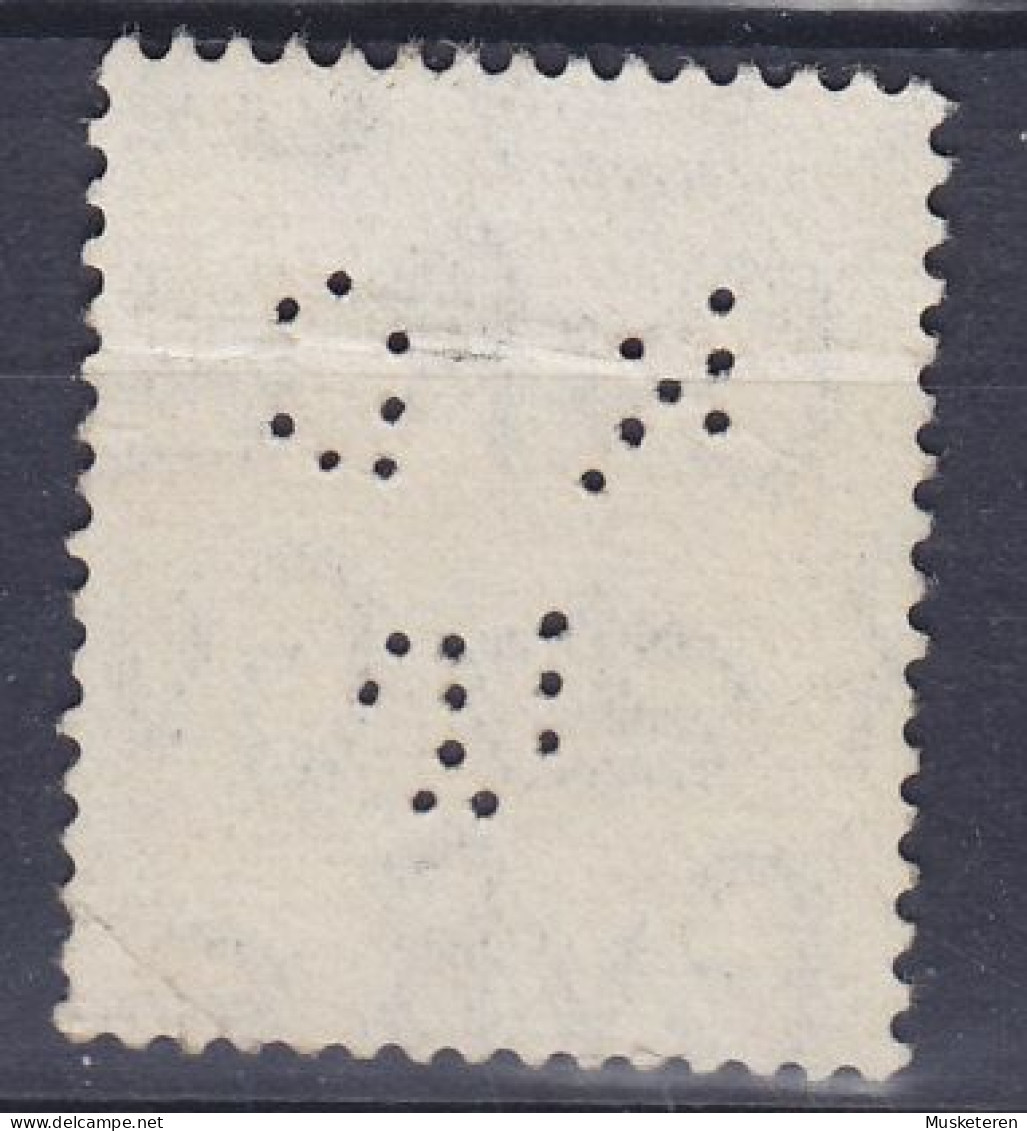 Great Britain Perfin Perforé Lochung 'KD Co' 1936 Mi. 185 X, GV. ERROR Variety 'Missing Pins In All Letters' (2 Scans) - Perfins