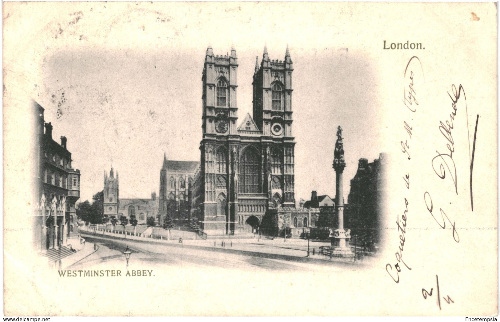 CPA Carte Postale Royaume Uni London Westminster Abbey  1902 VM78145 - Westminster Abbey