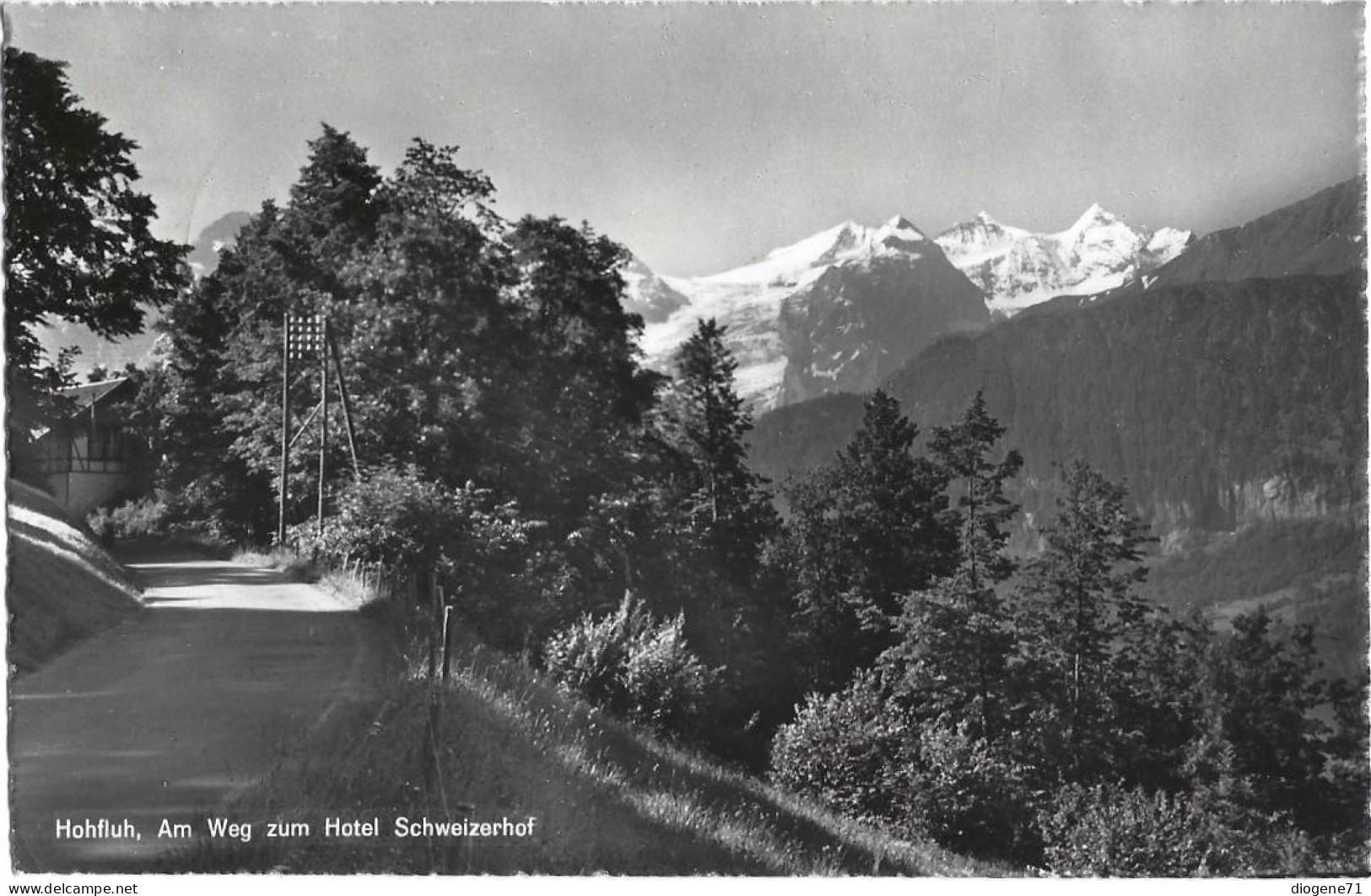 Hohfluh Am Weg Zum Hotel Schweizerhof 1957 Selten - Hasliberg