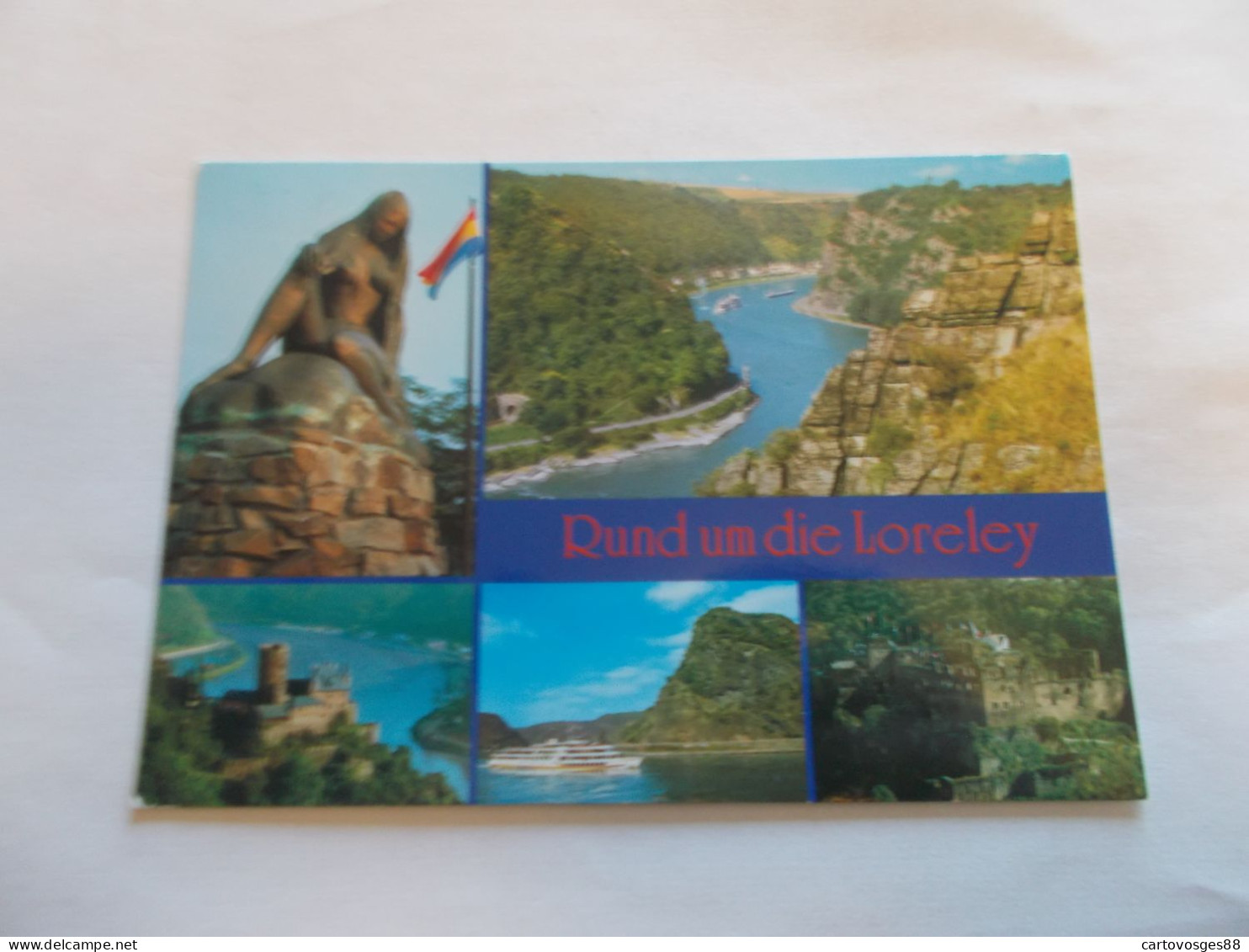 RUND UM DIE LORELEY RHENANIE PALATINAT  ( ALLEMAGNE GERMANY ) MULTIVUES 5 BELLES VUES DIFFERENTES - Loreley