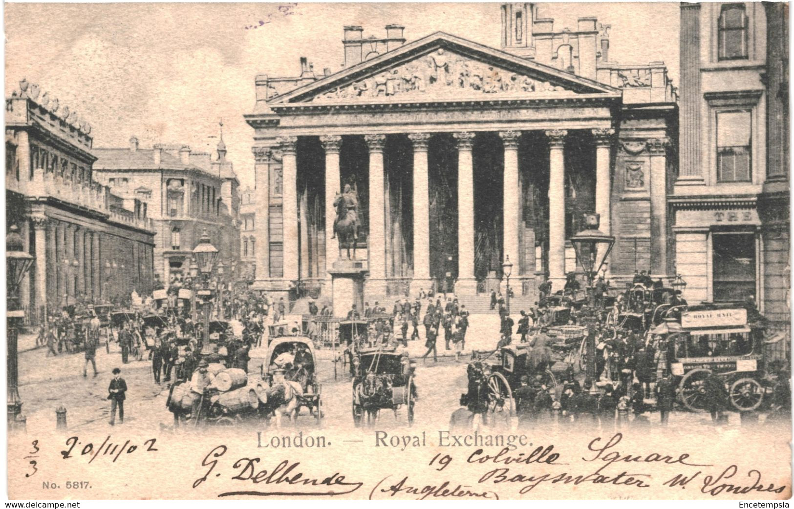 CPA Carte Postale Royaume Uni London The Royal Exchange 1902 VM78146 - Westminster Abbey