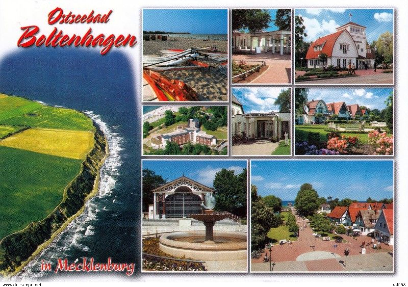 4 AK Germany / Mecklenburg-Vorpommern * Gruß Aus Dem Ostseebad Boltenhagen - 4 Mehrbildkarten * - Boltenhagen