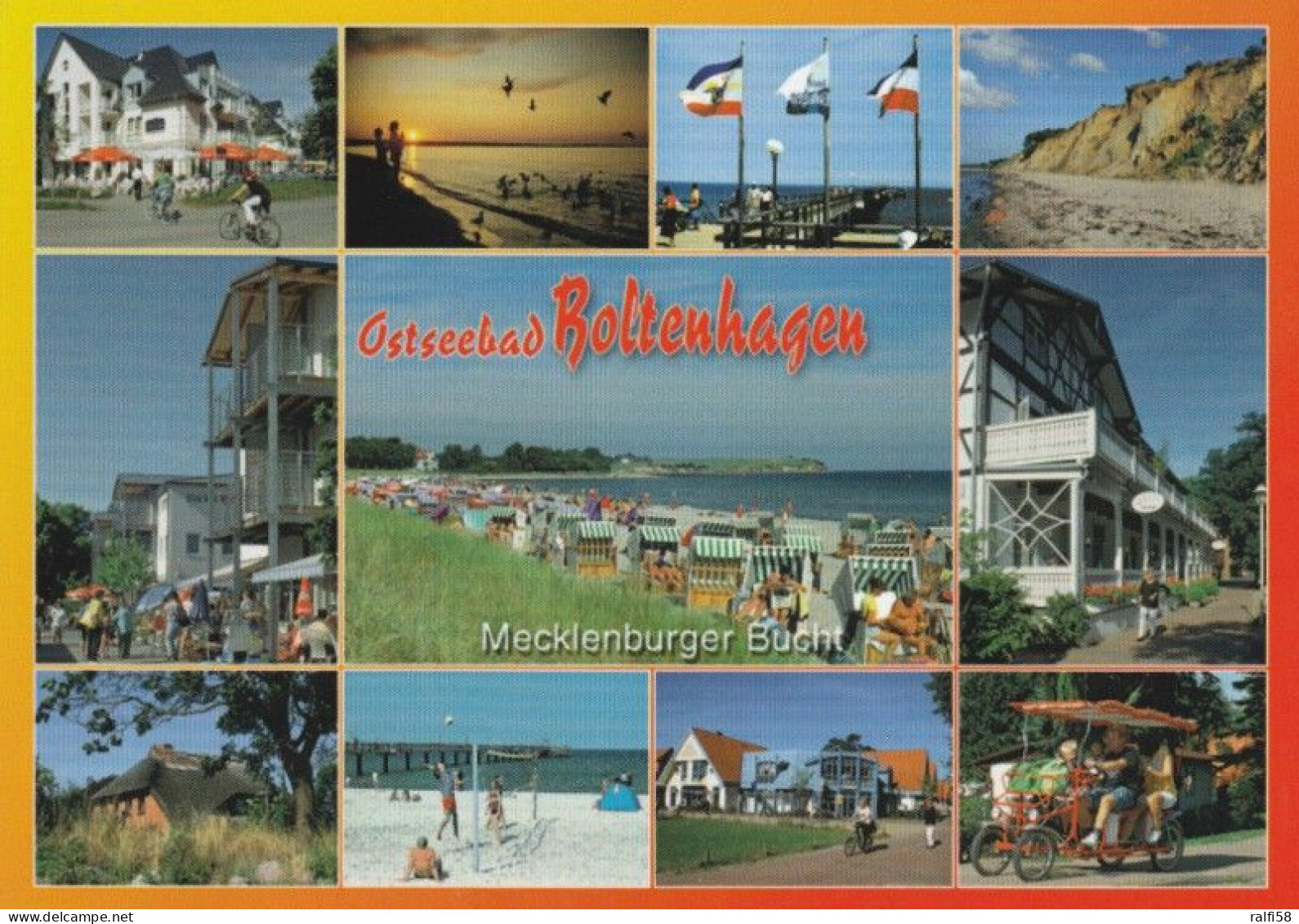 4 AK Germany / Mecklenburg-Vorpommern * Gruß Aus Dem Ostseebad Boltenhagen - 4 Mehrbildkarten * - Boltenhagen