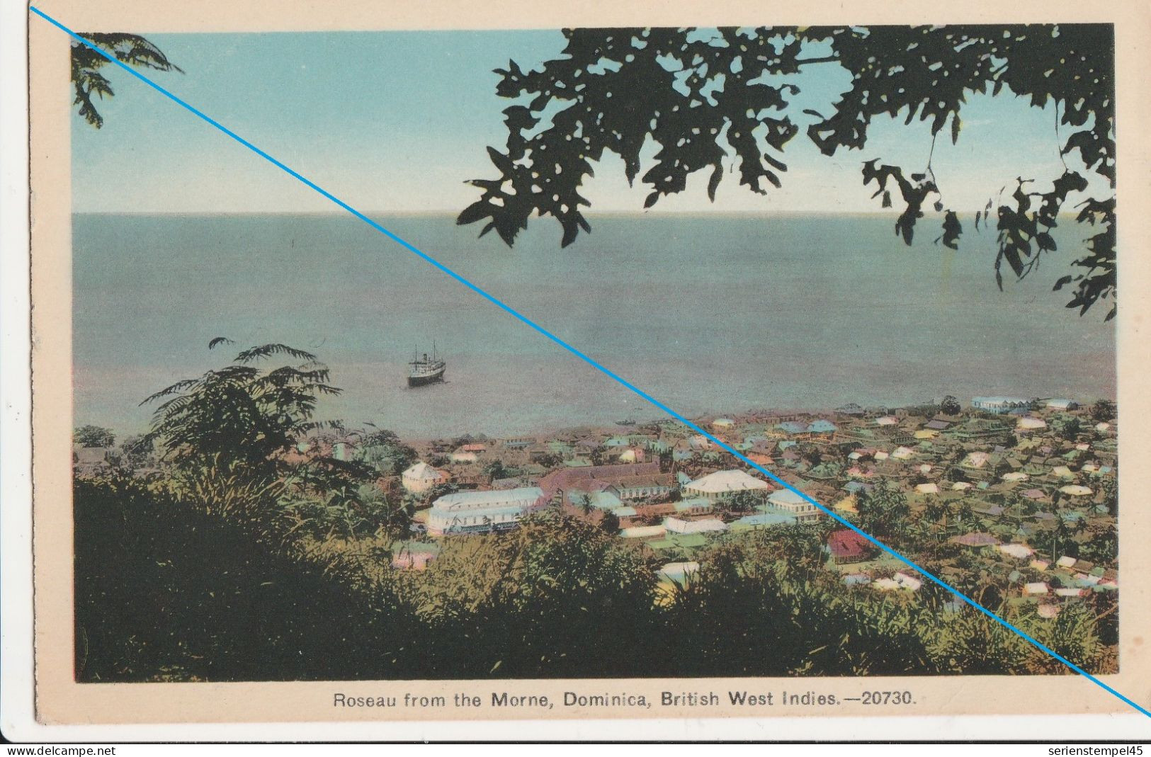 Dominica Britisch West Indies Roesau From The Morne - Dominica