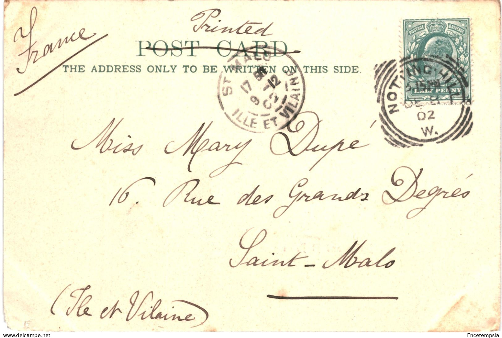 CPA Carte Postale Royaume Uni London  Blackfriars Bridge And St Pauls 1902 VM78150 - River Thames
