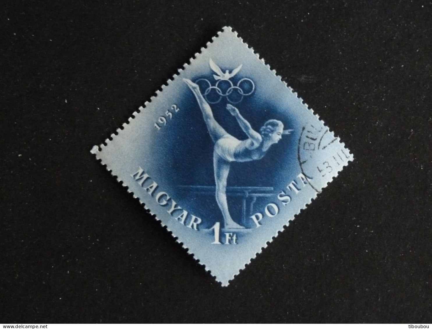 HONGRIE HUNGARY MAGYAR YT 1049 OBLITERE - GYMNASTIQUE / JEUX OLYMPIQUES HELSINKI - Usati