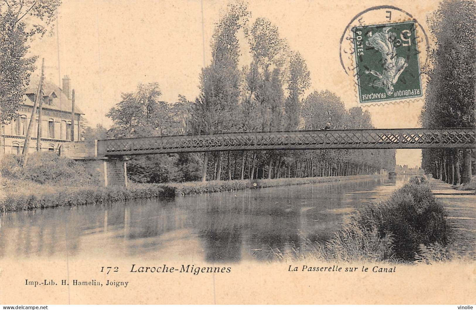 PIE-FD-20-8749 : LAROCHE-MIGENNES. LE CANAL - Laroche Saint Cydroine