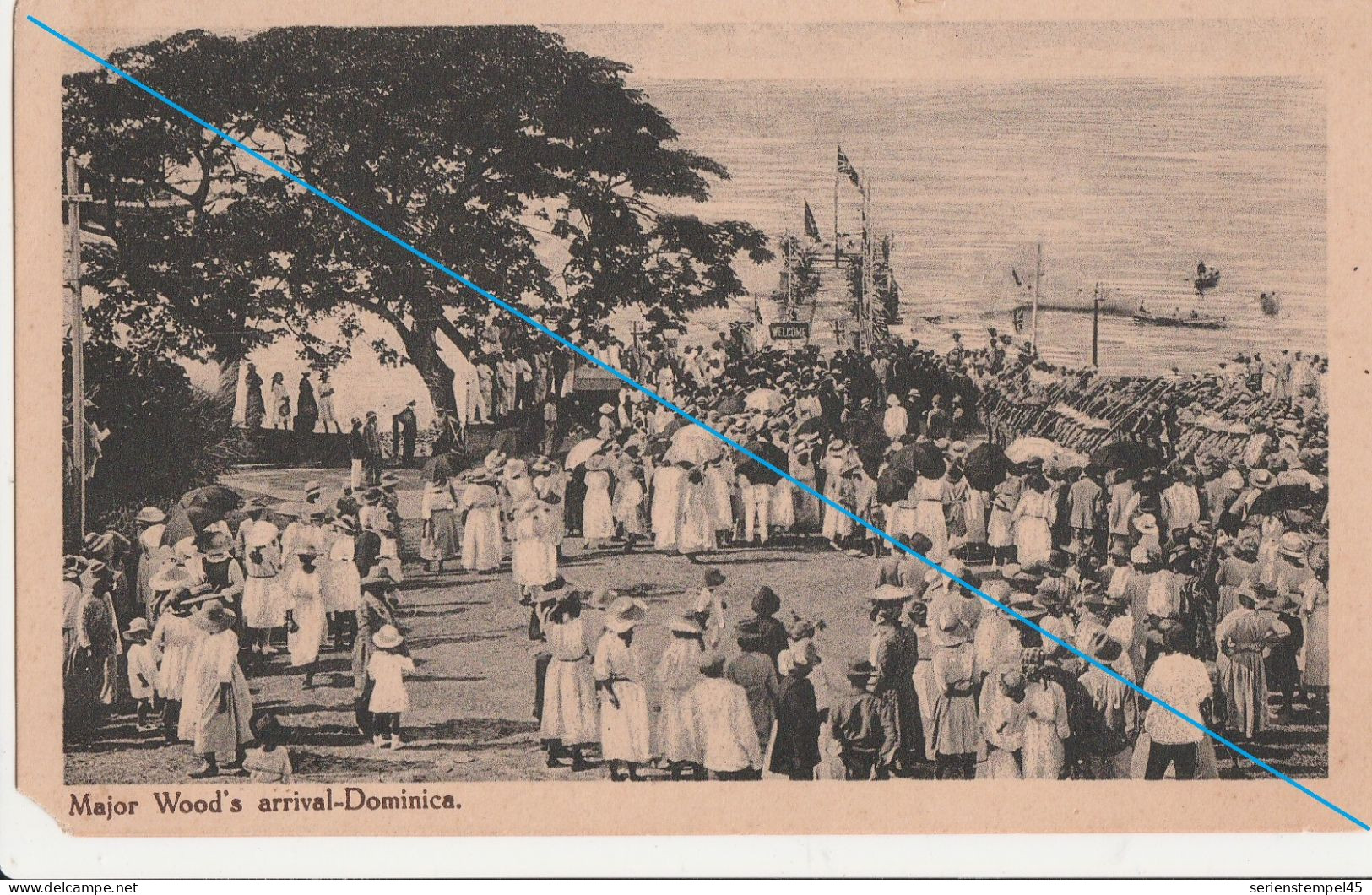 Dominica Britisch West Indies Major Wood's Arrival Dominica - Dominica