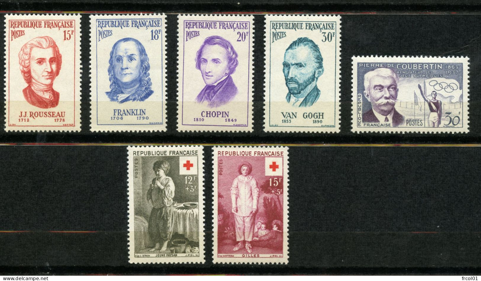 France, Yvert Année Complète 1956** Luxe, 1050/1090, 41 Timbres , MNH - 1950-1959