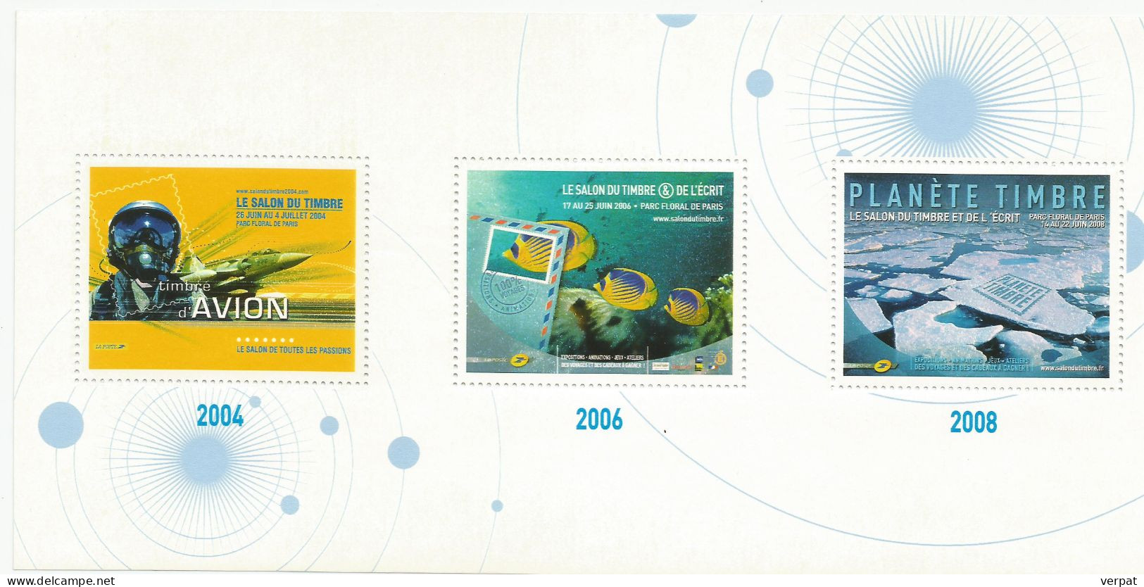 Planete Timbre Salon Du Timbre 2004 2006 2008 - Briefmarkenmessen