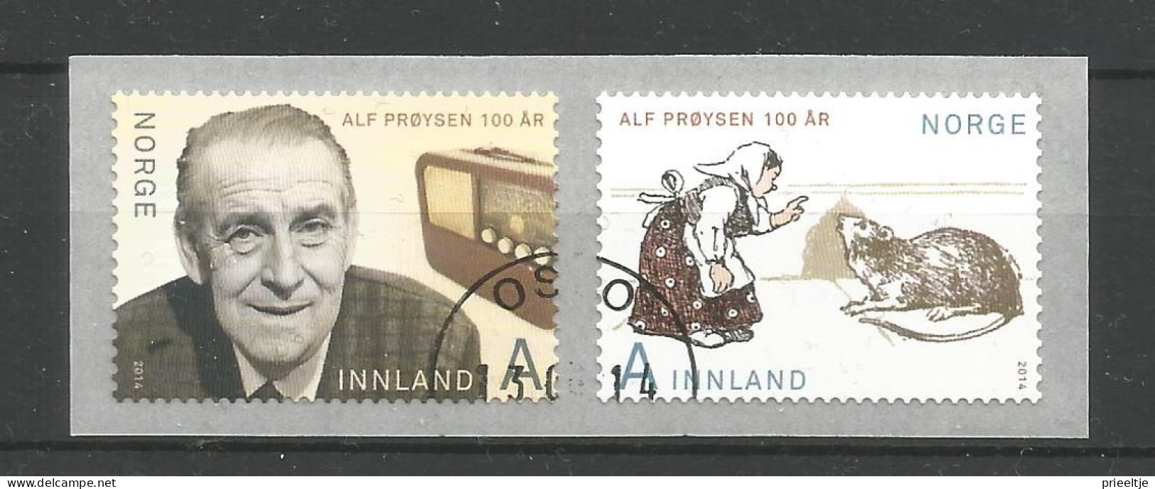 Norway 2014 Alf Proyson Centenary Pair  Y.T. 1806/1807 (0) - Used Stamps