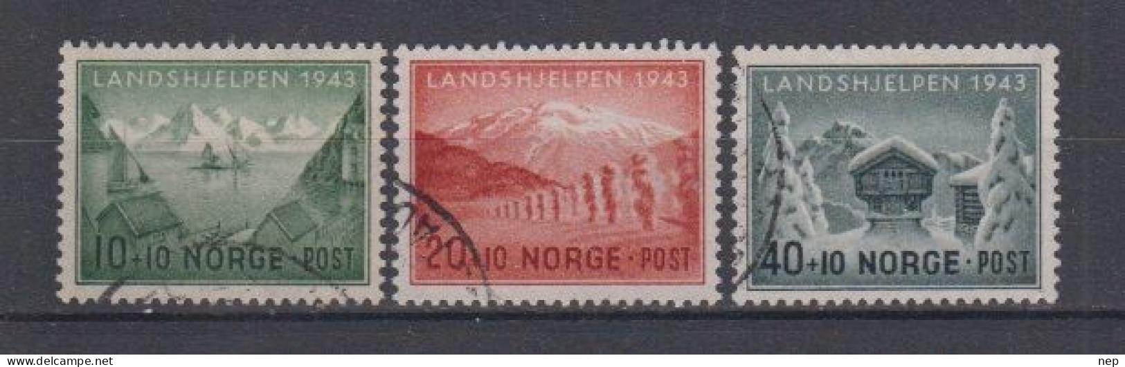 NOORWEGEN - Michel - 1943 - Nr 292/94 - Gest/Obl/Us - Gebraucht