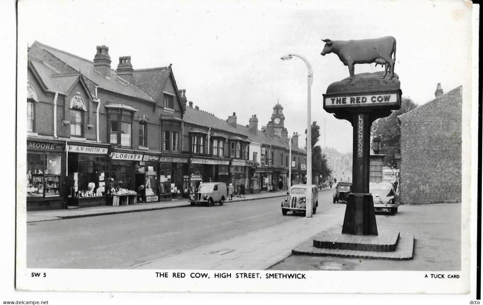 SMETHWICK  The Red Cow, Hight Street Ed. Tuck Card, SW 5 - Autres & Non Classés