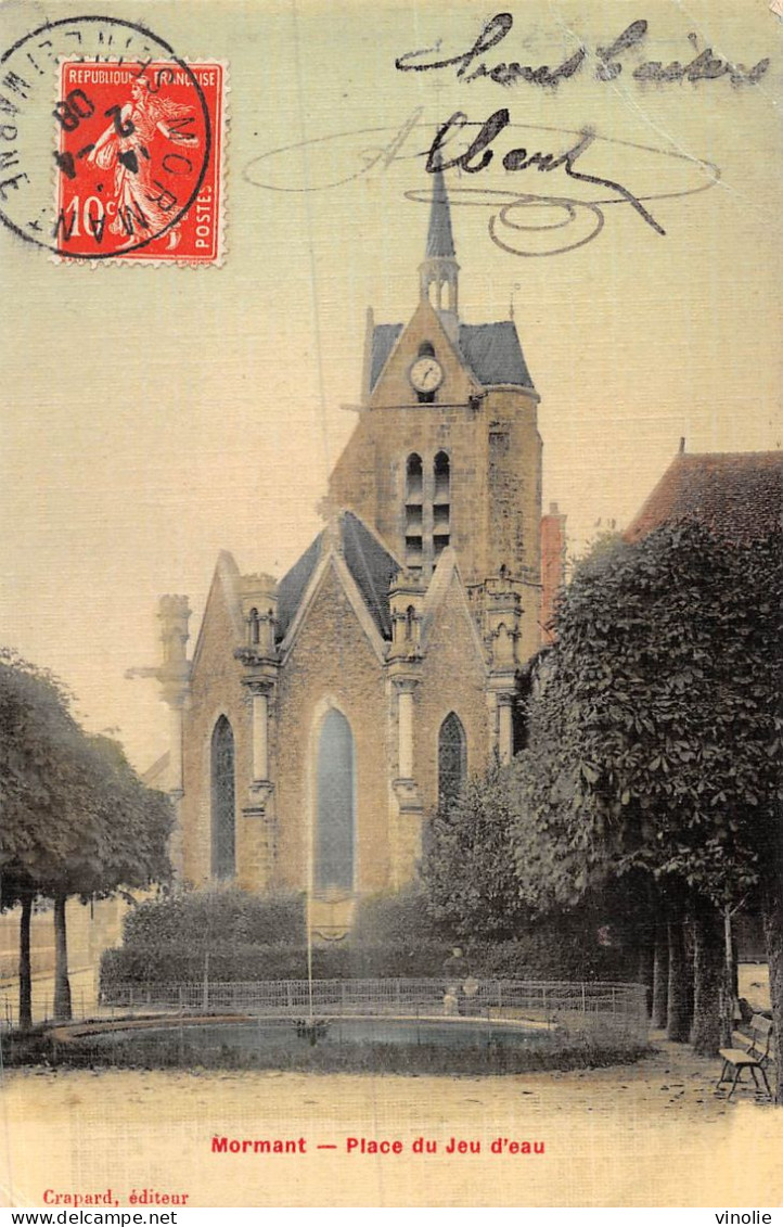 PIE-FD-20-8759 : MORMANT EGLISE. COULEUR - Mormant