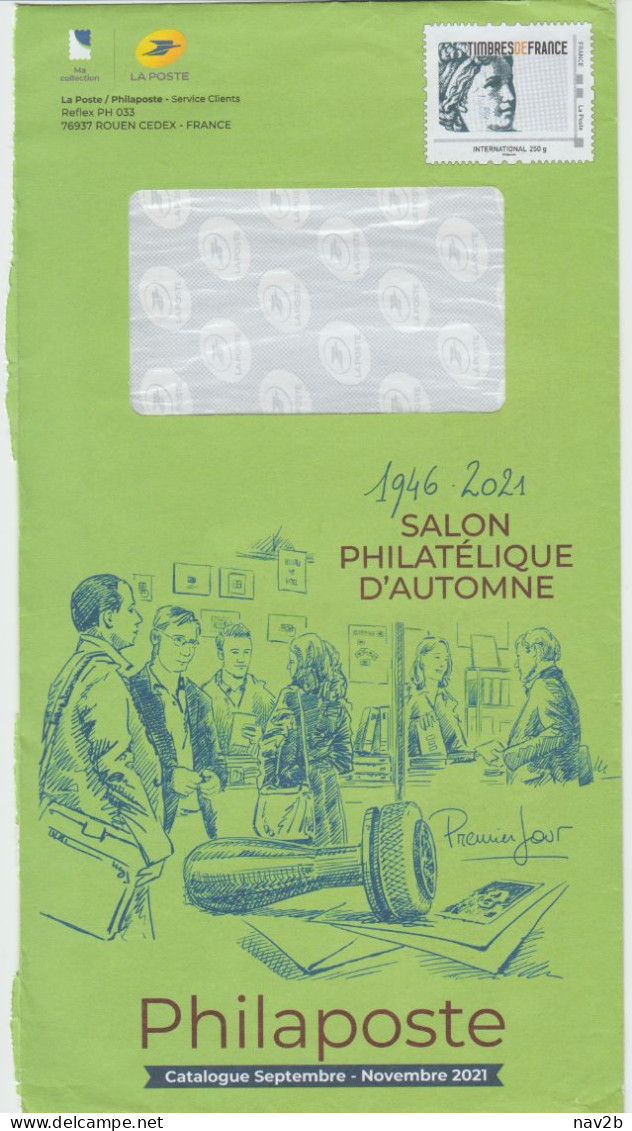 Entier Philaposte Catalogue Septembre 2021 - Prêts-à-poster: TSC Et Repiquages Semi-officiels