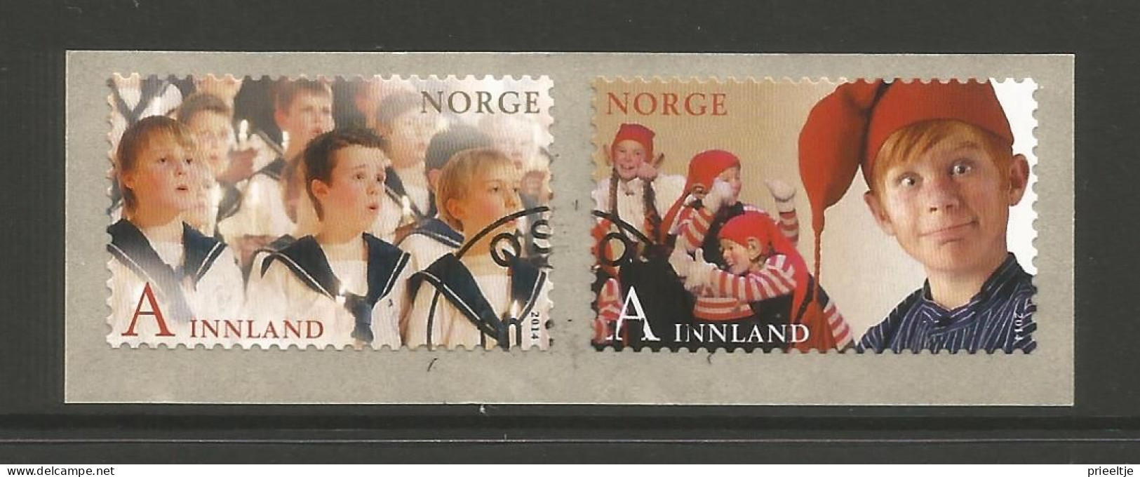 Norway 2014 Christmas Pair Y.T. 1810/1811 (0) - Gebruikt
