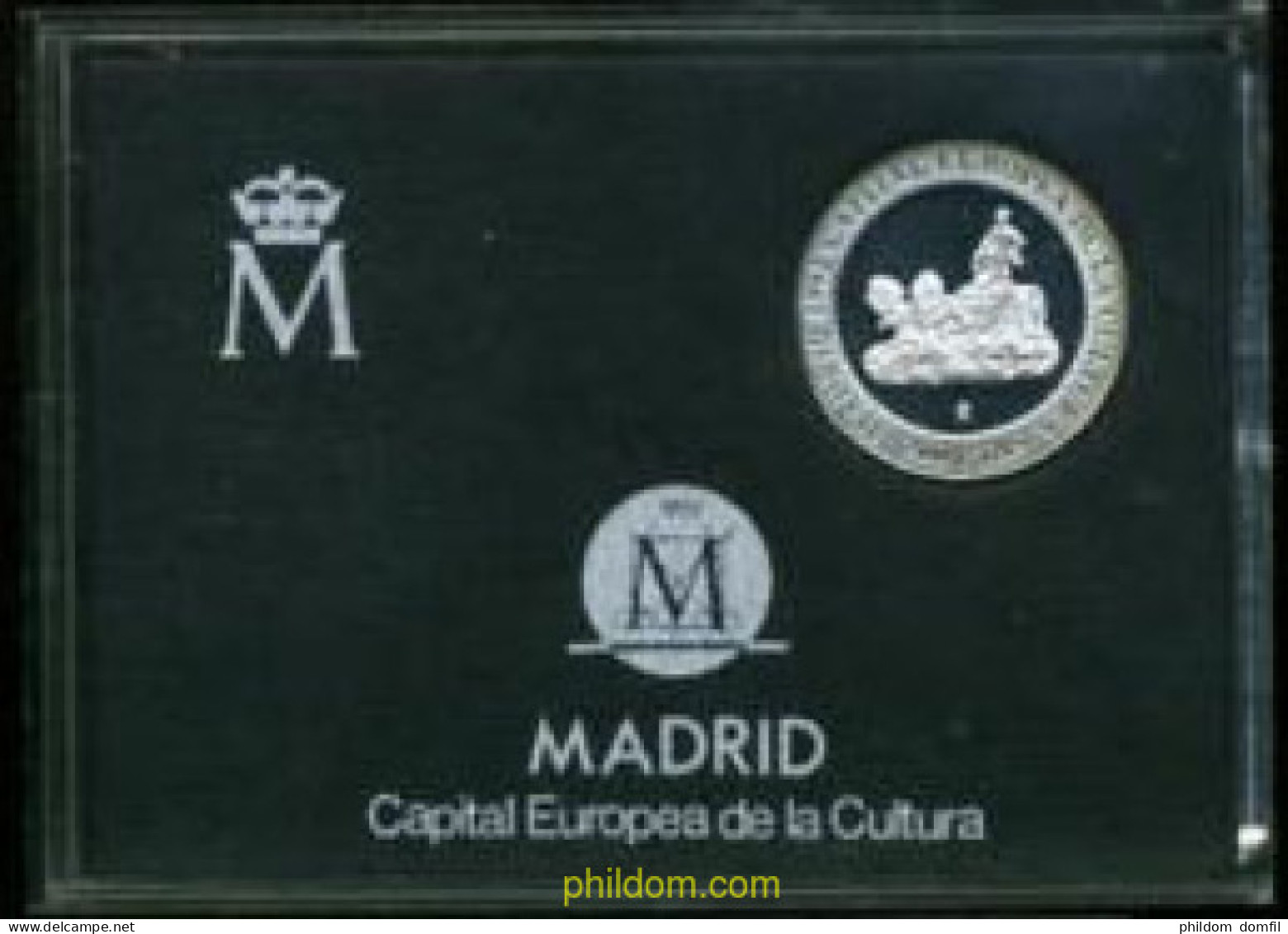 706 ESPAÑA 1992 200 Pesetas PLATA 1992. MADRID CAPITAL EUROPEA CULTURA - 10 Céntimos