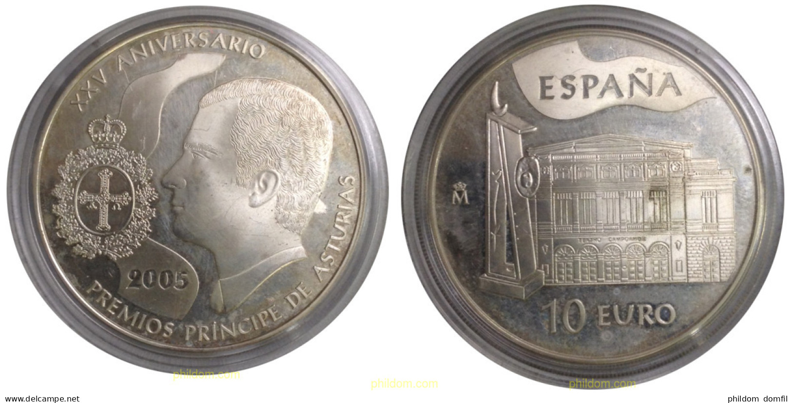 1425 ESPAÑA 2005 10€ SPAIN 2005 ANIVER.PREMIOS PRINCIPE DE ASTURIAS - 10 Céntimos