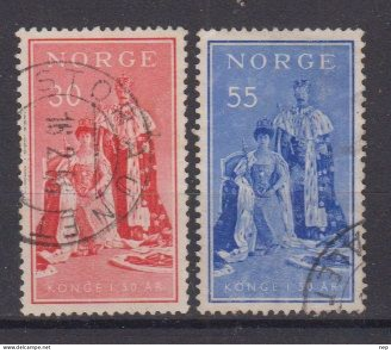 NOORWEGEN - Michel - 1955 - Nr 402/03 - Gest/Obl/Us - Used Stamps