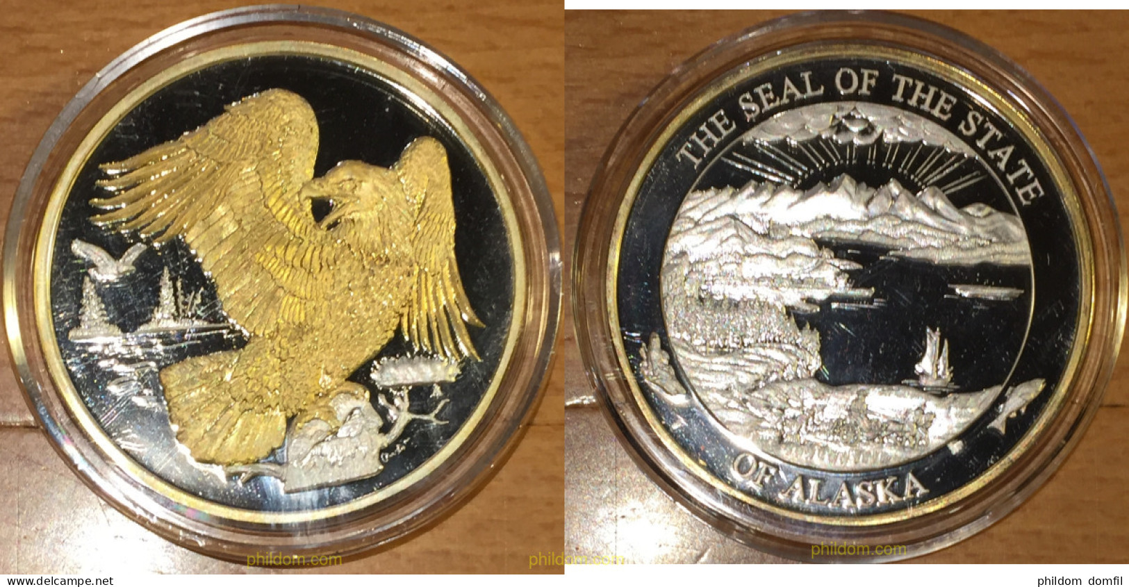 2003 CANADA 1970 THE SEAL OF THE STATE OF ALASKA EAGLE AGUILA - Canada