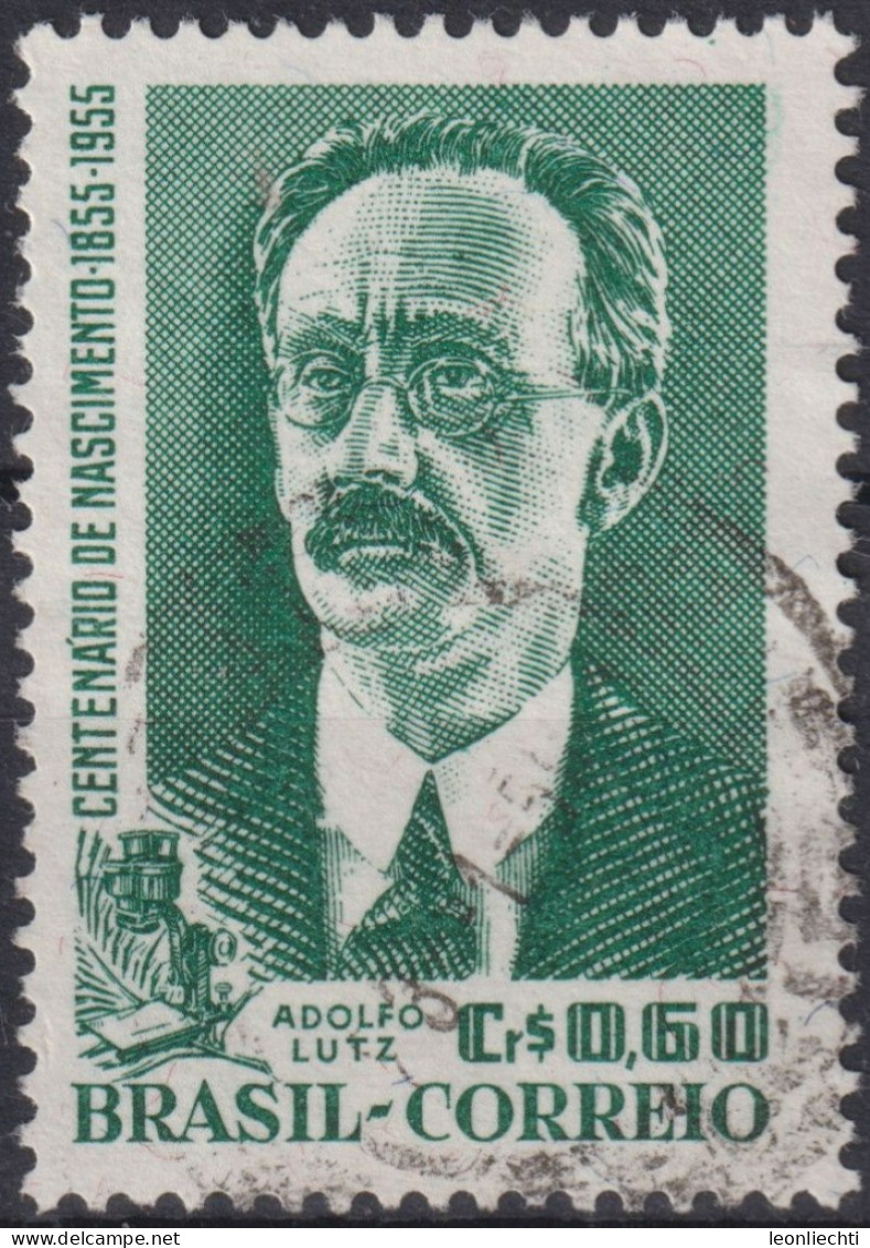 1955 Brasilien ° Mi:BR 886, Sn:BR 830, Yt:BR 613, Adolfo Lutz (1855-1940) Sanitary Doctor - Gebruikt