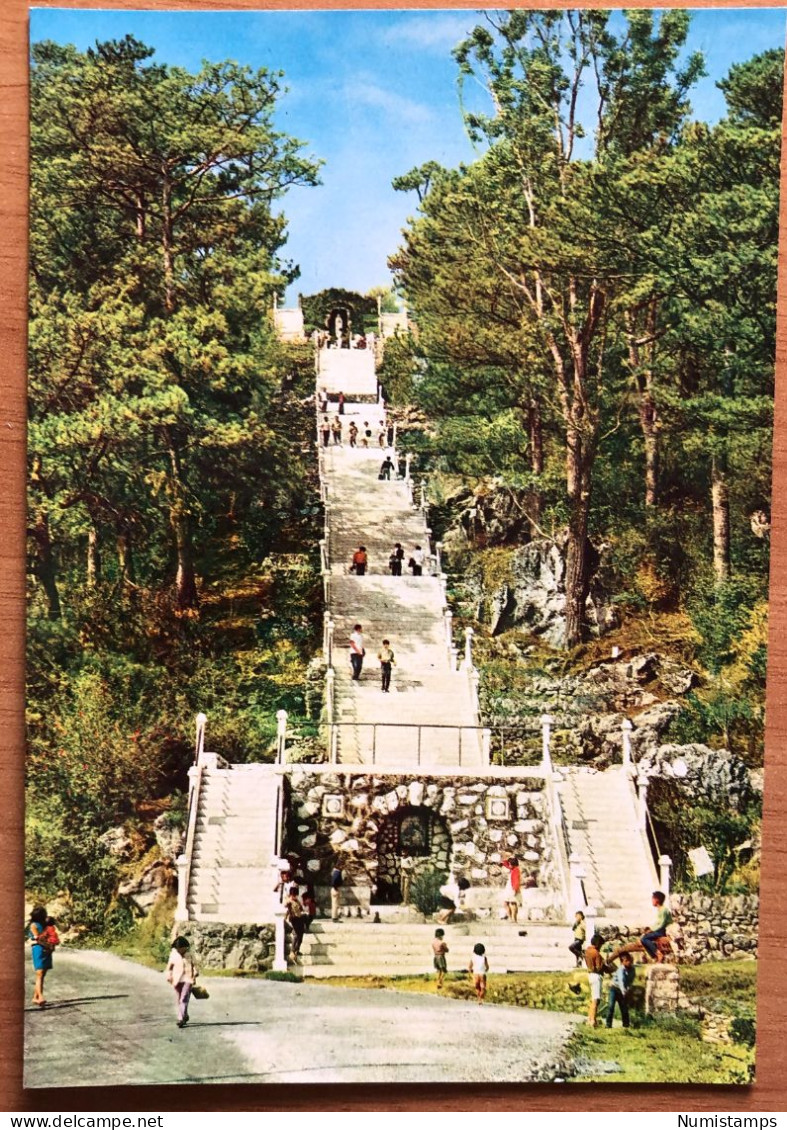 Manila, Philippines - Stairway To The Lady Of Lourdes Grotto (c67) - Philippines