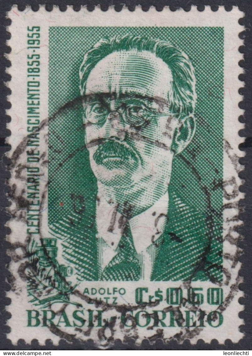 1955 Brasilien ° Mi:BR 886, Sn:BR 830, Yt:BR 613, Adolfo Lutz (1855-1940) Sanitary Doctor - Gebraucht