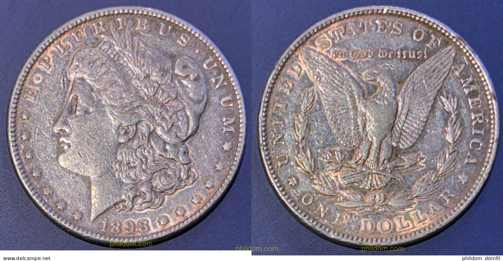 2275 ESTADOS UNIDOS 1898 UNITED STATES USA $1 DOLLAR MORGAN 1898 - Autres & Non Classés