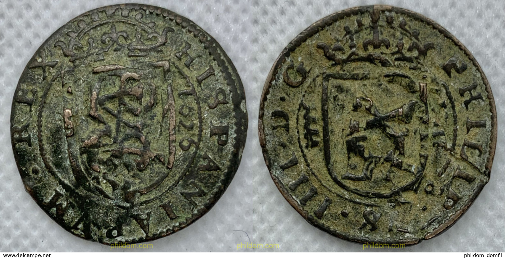 2330 ESPAÑA 1626 FELIPE IV 1626 8 MARAVEDIS - Sammlungen