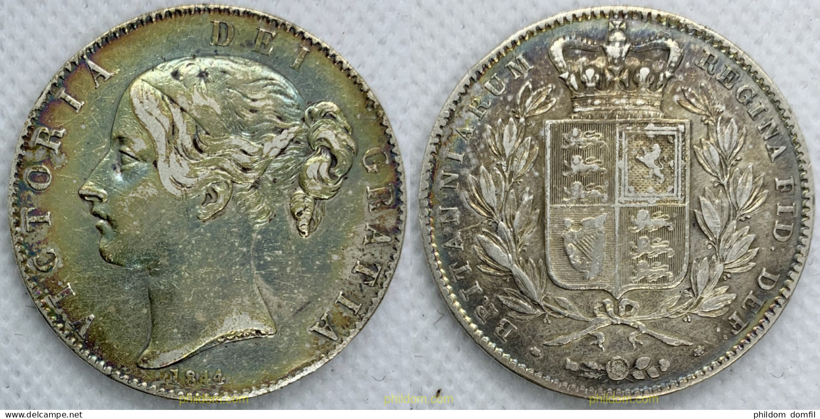 2411 GRAN BRETAÑA 1844 GREAT BRITAIN 1844 HALF CROWN - Guinea