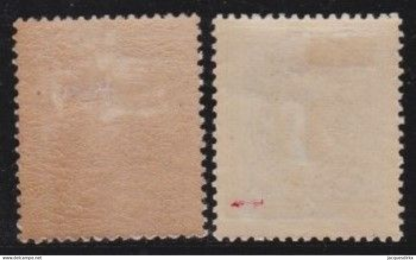 Belgie  .   OBP    .    TX  1/2 (2 Scans)    .   *      .   Ongebruikt Met Gom     .   /   .   Neuf Avec Gomme - Stamps