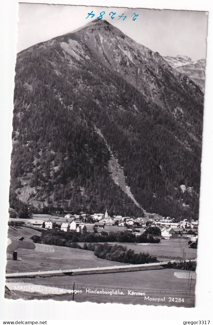 E5149) MALLNITZ - Kärnten Gegen HINDENBURGHÖHE - Kärnten - S/W FOTO AK - Mallnitz