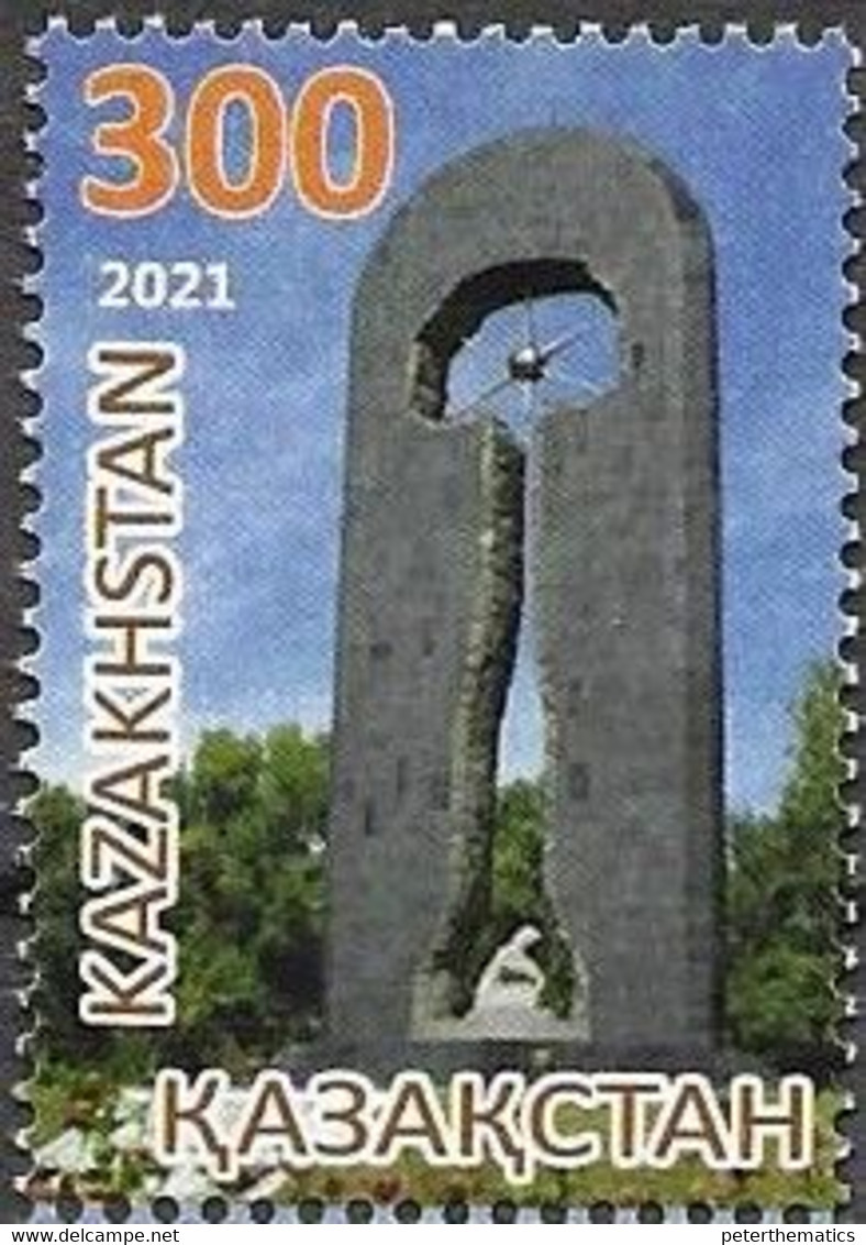 KAZAKHSTAN, 2021, MNH, CLOSURE OF SEMIPALATINSK TEST SITE, NUCLEAR ENERGY, 1v - Atoom