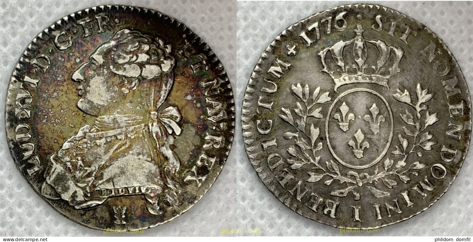 2581 FRANCIA 1776 LOUIS XVI 1776 I 24 SOLS 1/5 ECU LLIMOGES - Autres & Non Classés