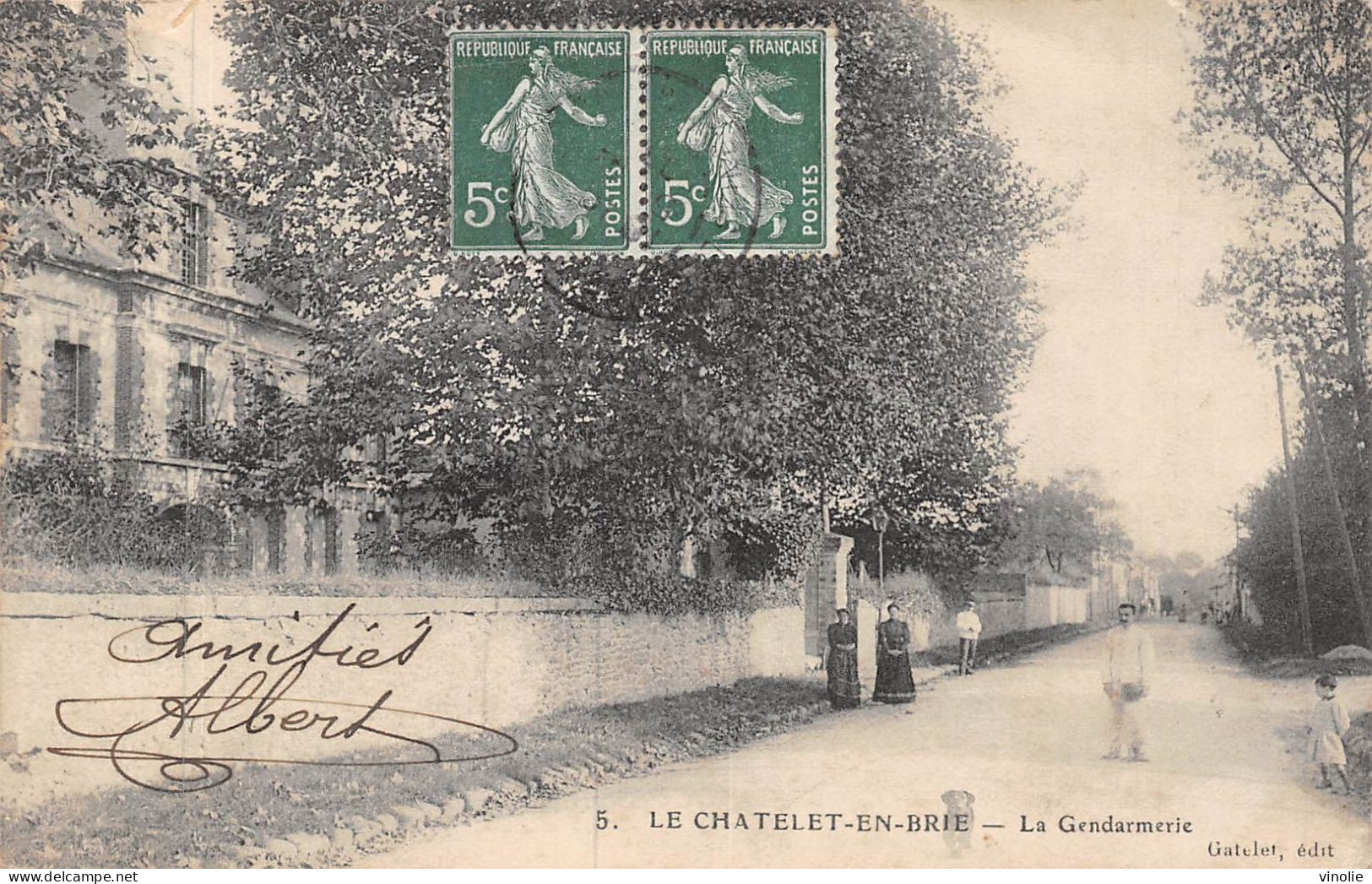 PIE-FD-20-8784 : LE CHATELET-EN-BRIE. GENDARMERIE - Le Chatelet En Brie