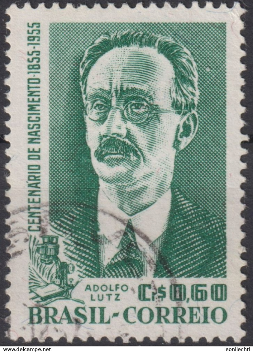 1955 Brasilien ° Mi:BR 886, Sn:BR 830, Yt:BR 613, Adolfo Lutz (1855-1940) Sanitary Doctor - Gebruikt