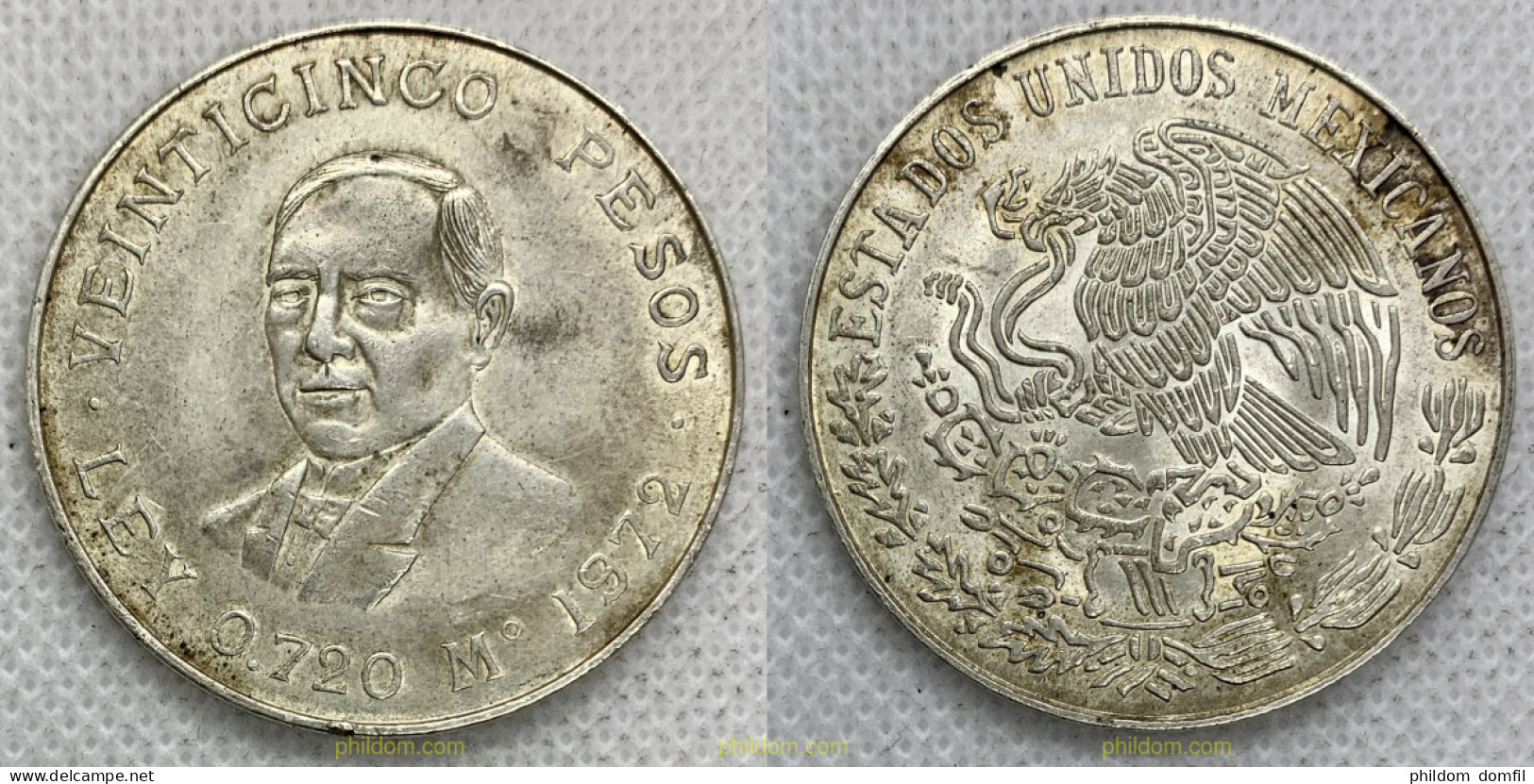 2677 MEXICO 1972 MEXICO 25 PESOS 1972 - México