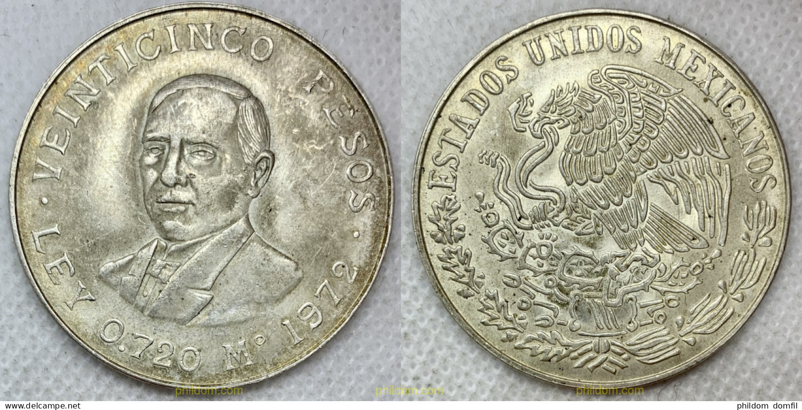 2829 MEXICO 1972 MEXICO 25 PESOS 1972 - Mexique