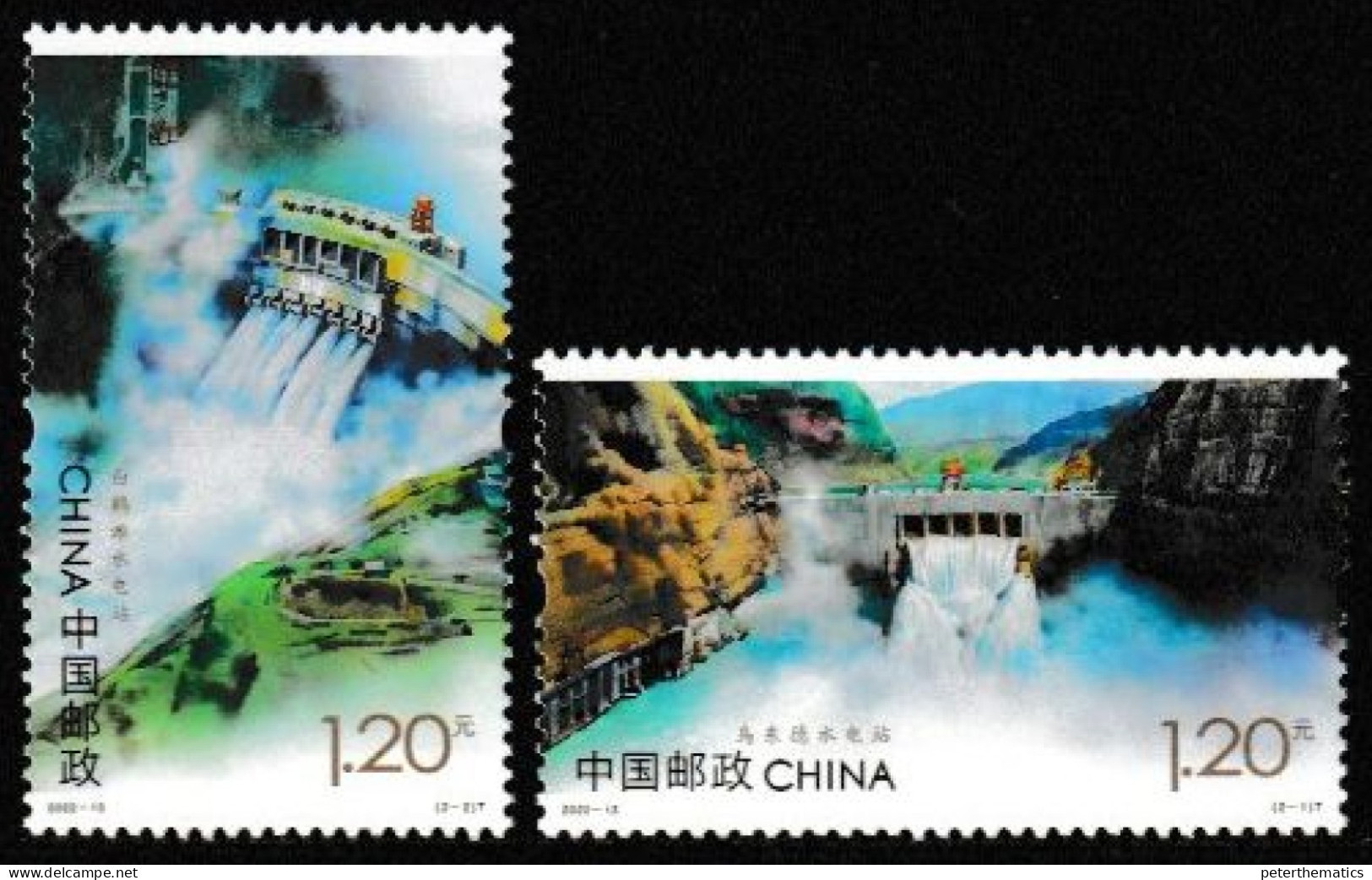 CHINA, 2022, MNH, ENERGY  HYDROELECTRIC ENERGY,1v - Water