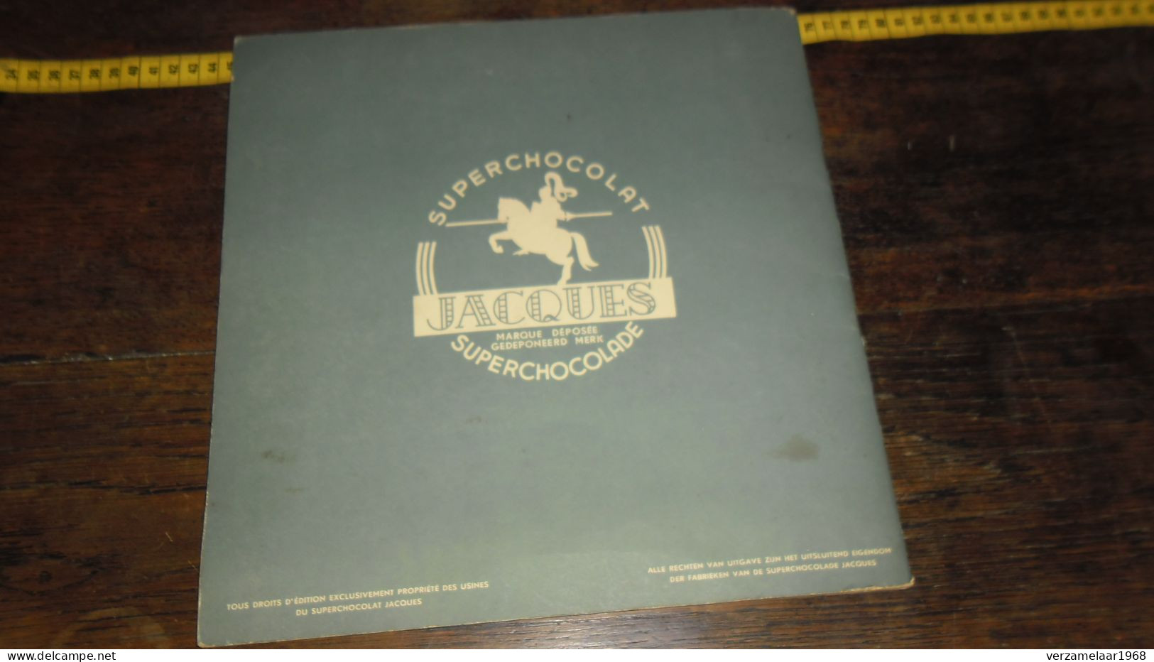 JACQUES  , 4 X volledig ! , chocolade prentenboek