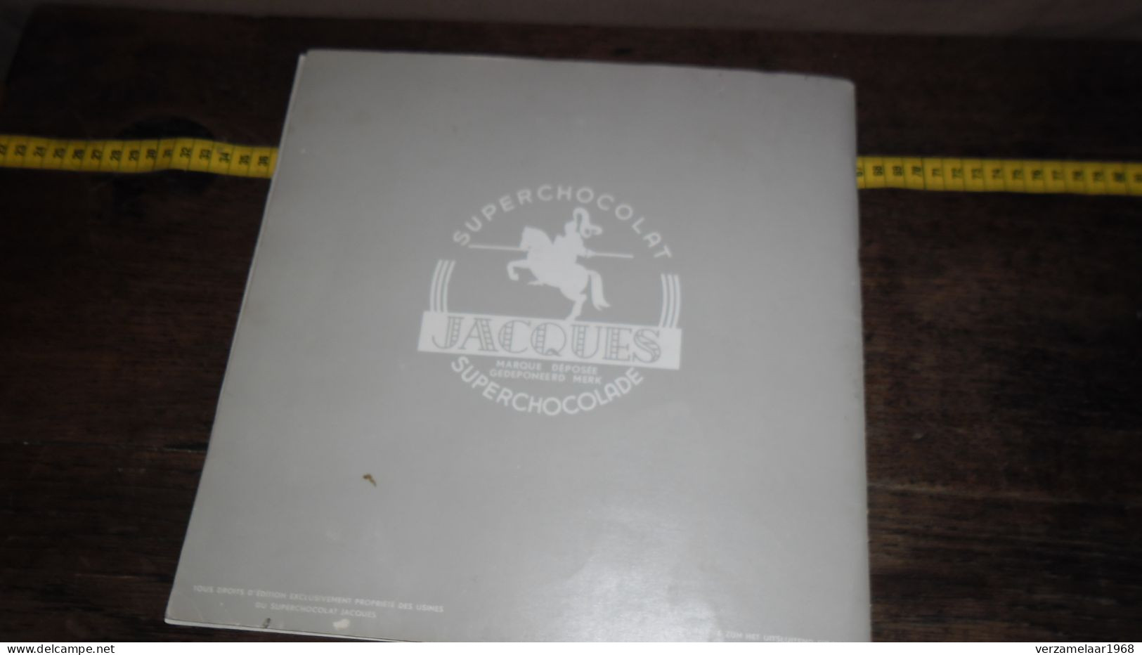 JACQUES  , 4 X volledig ! , chocolade prentenboek